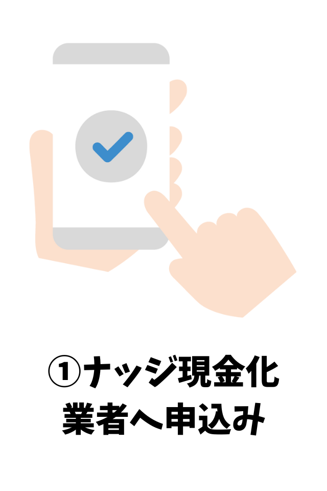 ナッジ現金化業者へ申込み